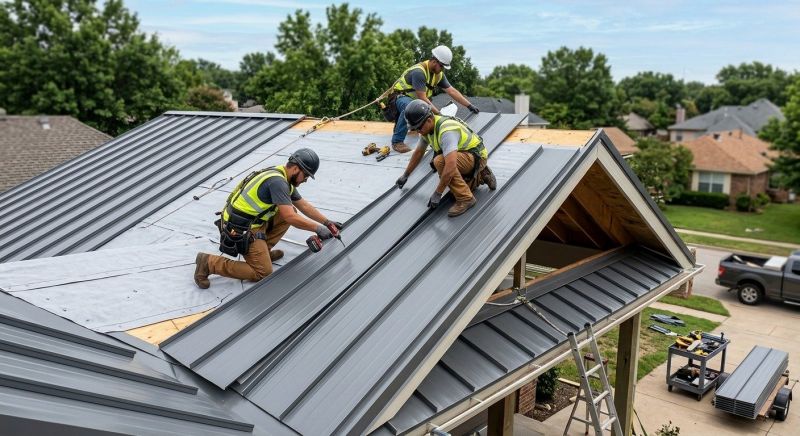 Aluminum Roof Installation in Easton, CT