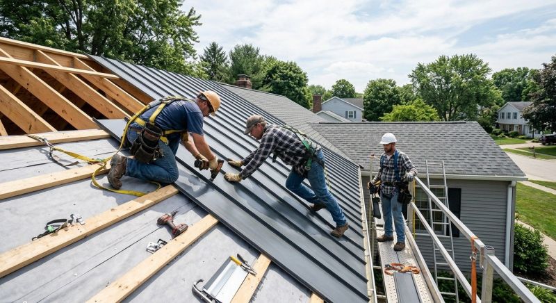 Aluminum Roof Installation in Woodbury, CT