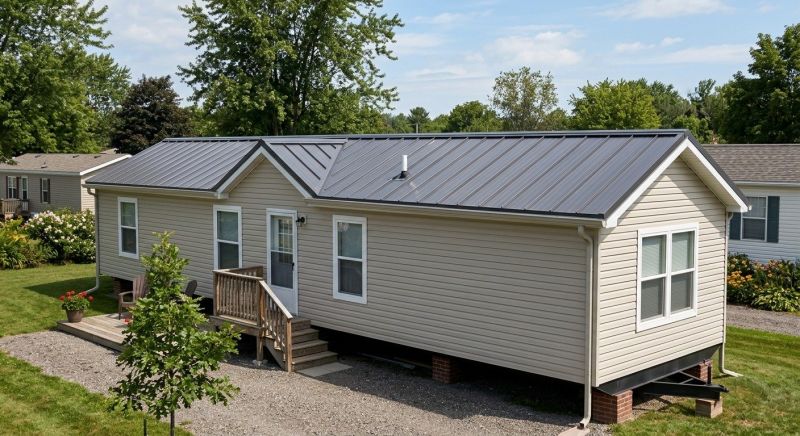Aluminum Roof Replacement in Port Jefferson, NY