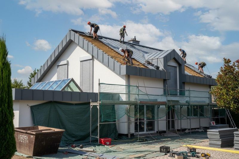 Aluminum Roof Replacement in Shoreham, NY