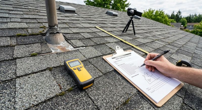 Asphalt Roof Inspection in Port Jefferson Station, NY