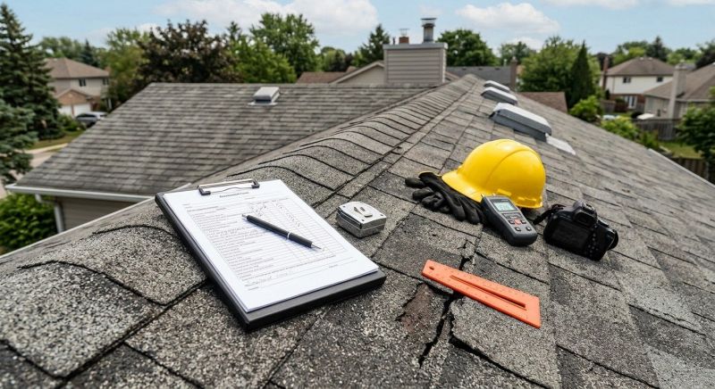 Asphalt Roof Inspection in Woodbridge, CT