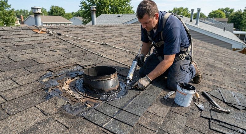 Asphalt Roof Leak Repair in Norwalk, CT