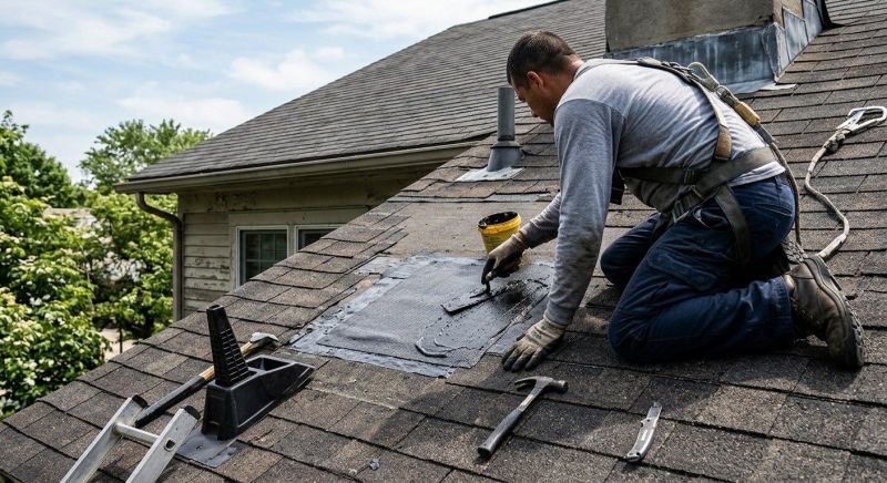 Asphalt Roof Leak Repair in Shoreham, NY