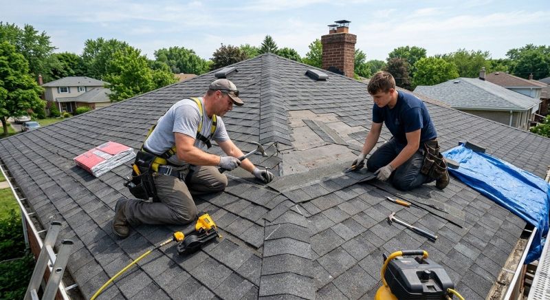 Asphalt Roof Repair in Stratford, CT