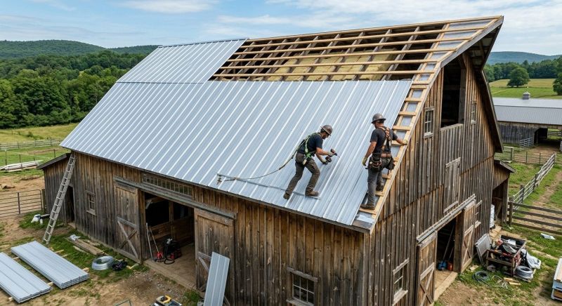 Barn Roof Construction in Bridgeport, CT