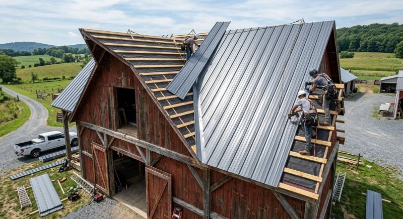 Barn Roof Construction in Bridgeport, CT