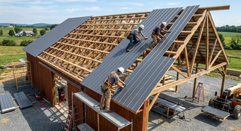 Barn Roof Construction in Bridgeport, CT