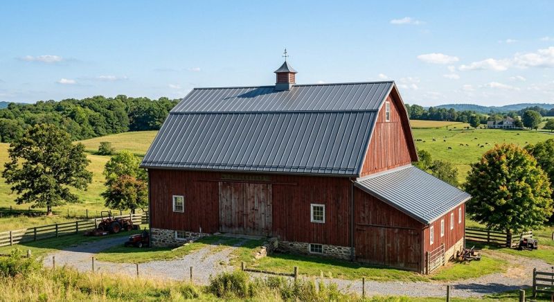 Barn Roof Replacement in Port Jefferson, NY