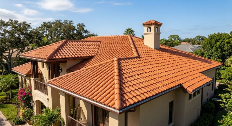 Barrel Tile Roof Installation in Bridgeport, CT
