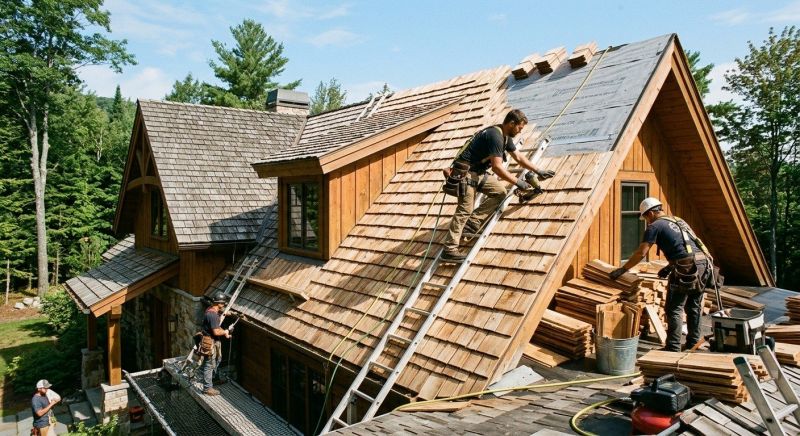 Cedar Roof Replacement in Monroe, CT