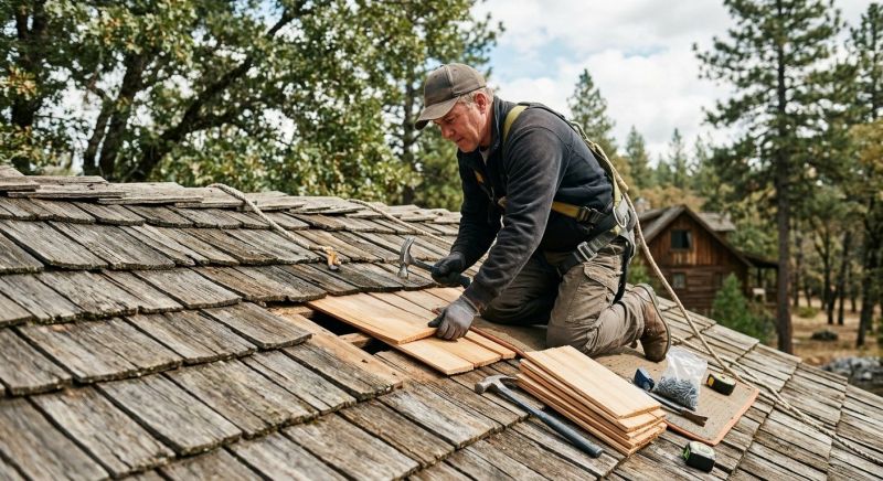 Cedar Shake Roof Repair in Brewster, NY