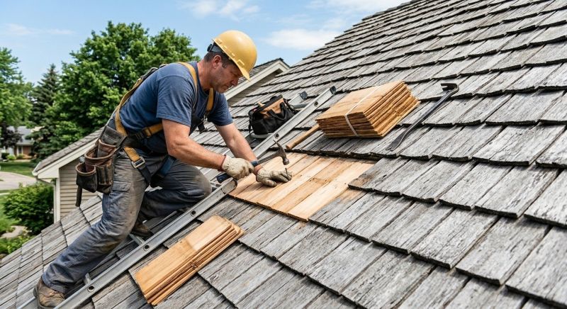 Cedar Shingles Repair in Hamden, CT