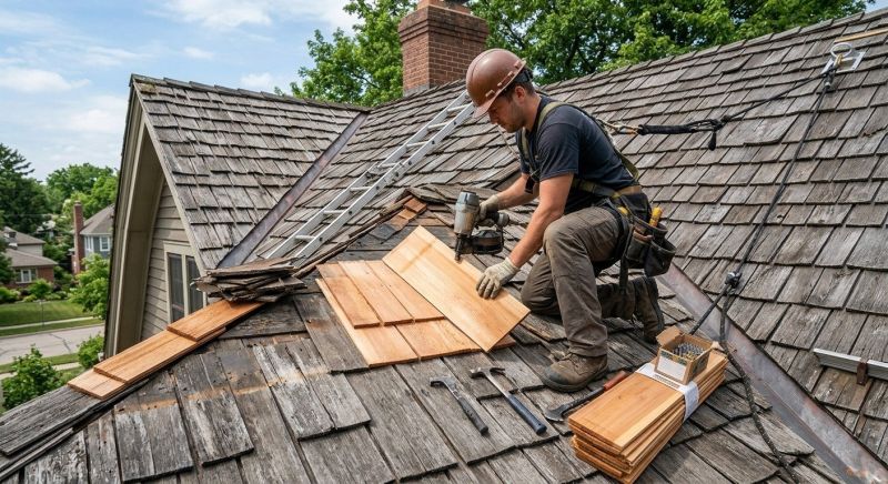 Cedar Shingles Repair in Woodbury, CT