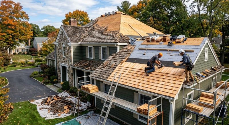 Cedar Shingles Replacement in Branford, CT