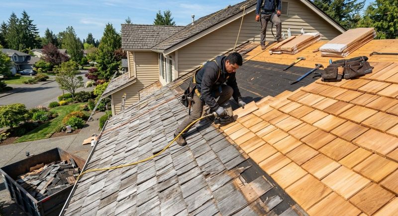 Cedar Shingles Replacement in Branford, CT