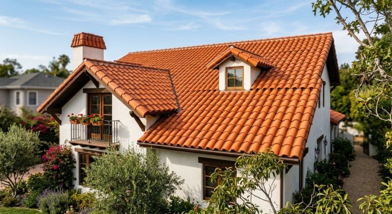 Clay Roof Installation in Bridgewater, CT