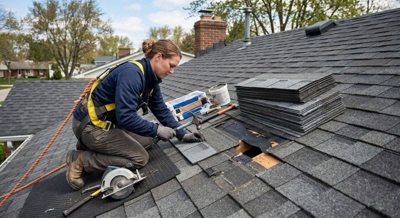 Composite Shingle Repair in Bridgeport, CT