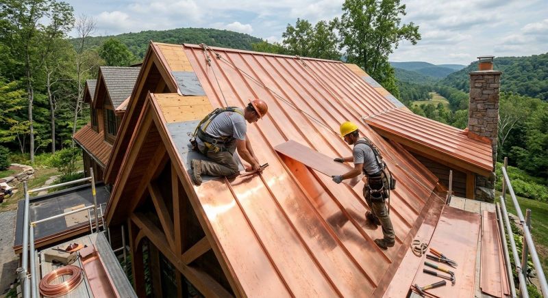 Copper Roof Installation in Bridgeport, CT