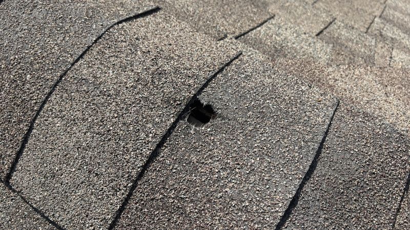 Damaged Roof Repair in Saint James, NY