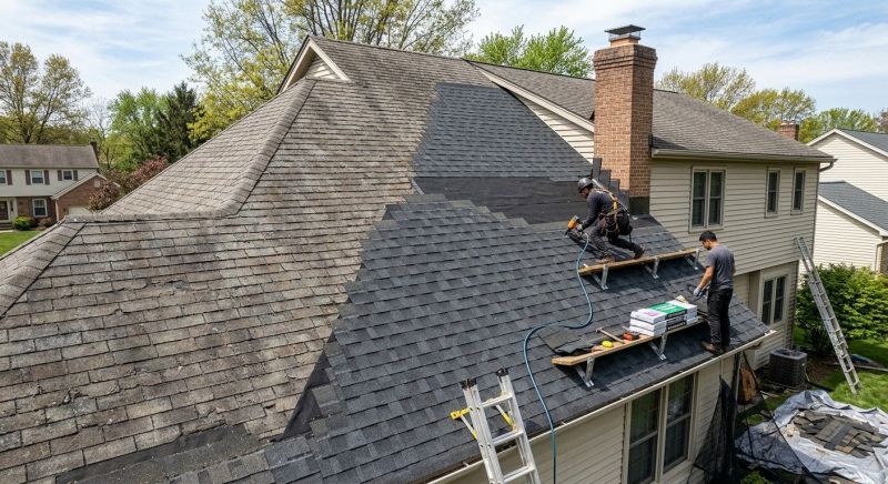 Damaged Roof Replacement in Lake Grove, NY