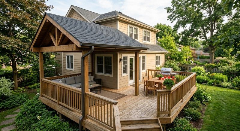 Deck Roof Construction in Bridgeport, CT