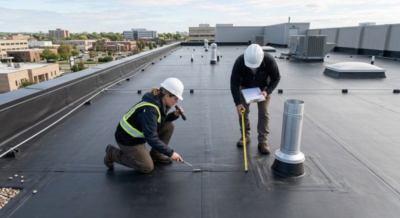 Epdm Roof Inspection in Bridgeport, CT