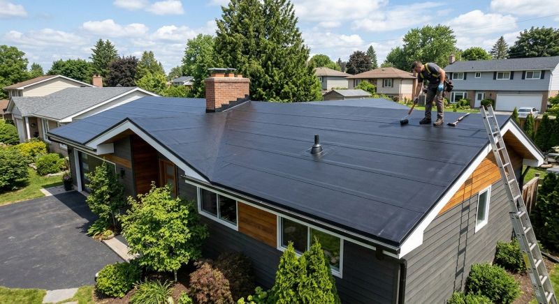 Epdm Roof Installation in Brookfield, CT