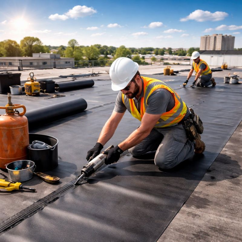 Epdm Roof Installation in Orange, CT