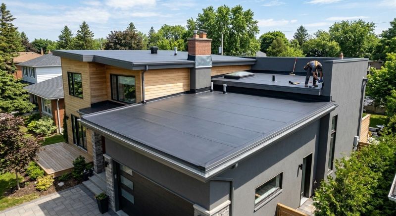 Epdm Roof Installation in Oxford, CT