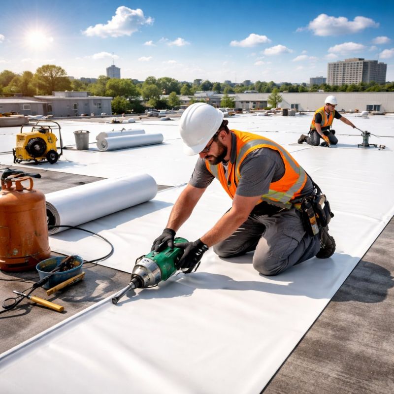Epdm Roof Installation in Seymour, CT