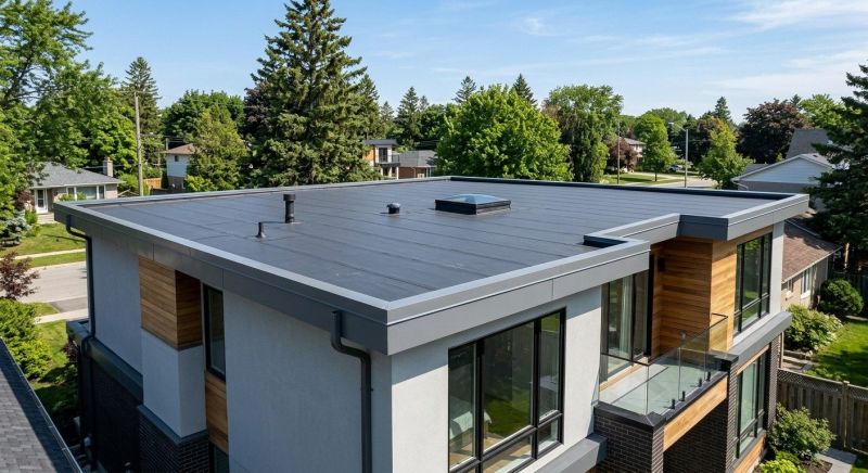 Flat Roof Installation in Greenwich, CT