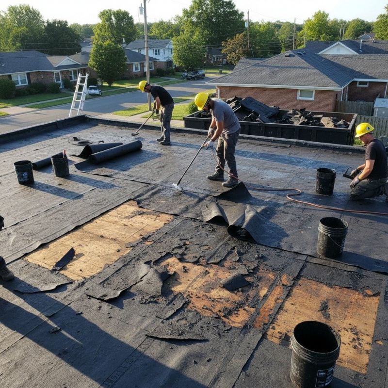 Flat Roof Repair in North Branford, CT