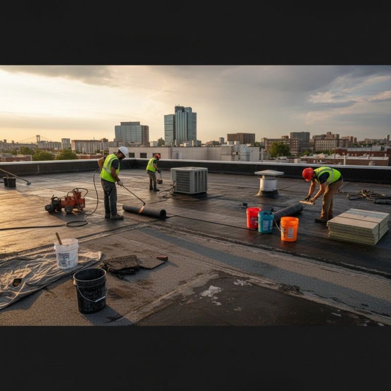 Flat Roof Repair in Ridgefield, CT