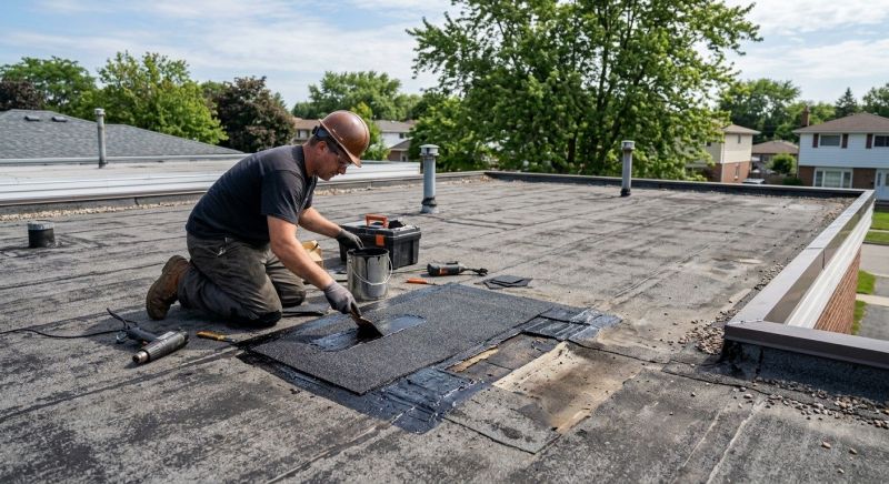 Flat Roof Repair in Westport, CT