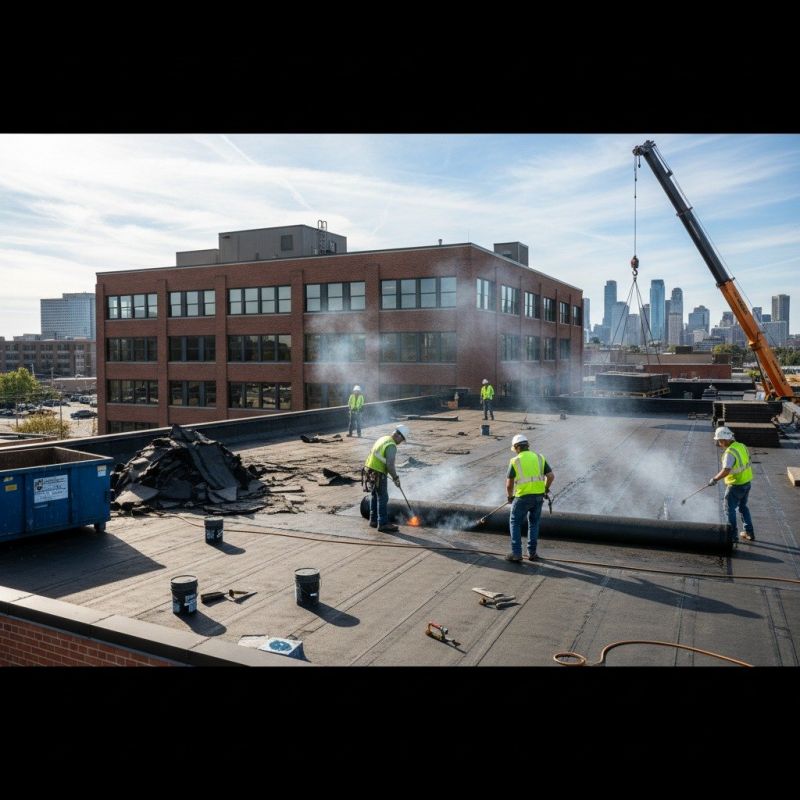 Flat Roof Replacement in Derby, CT