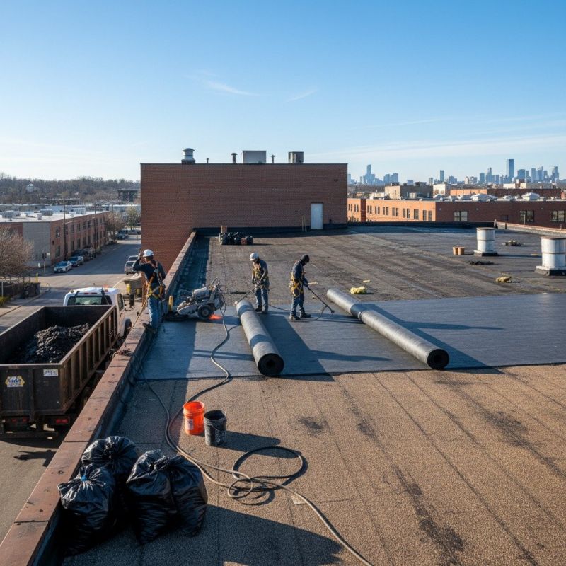 Flat Roof Replacement in Bridgeport, CT
