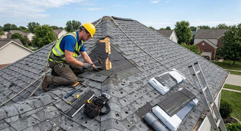 Hail Damage Roof Repair in Old Greenwich, CT
