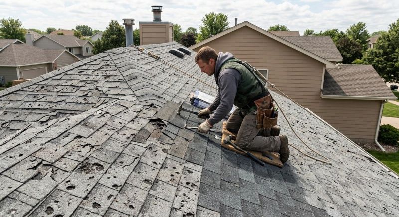 Hail Damage Roof Repair in Smithtown, NY