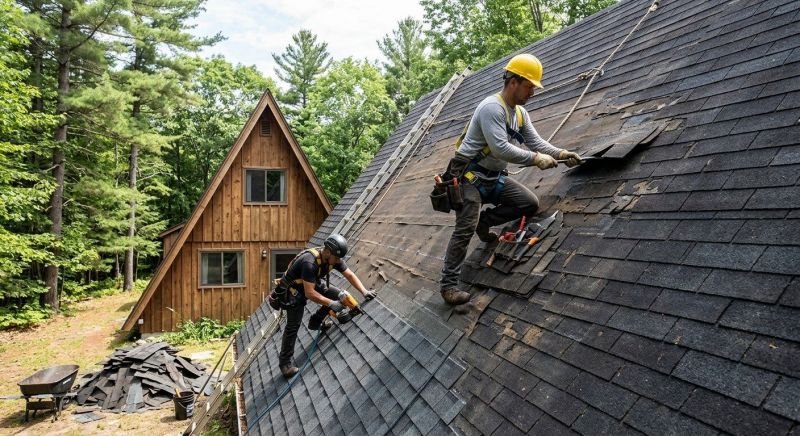 Hip Roof Shingle Replacement in Bridgeport, CT