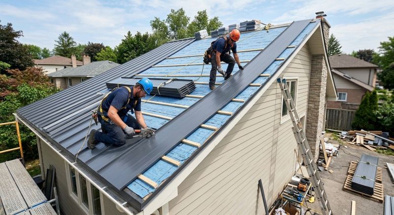 Metal Roof Installation in Easton, CT