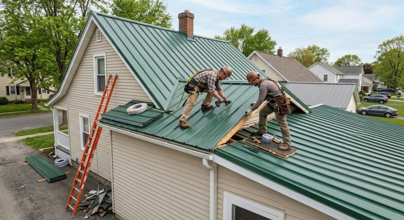 Metal Roof Repair in Redding, CT