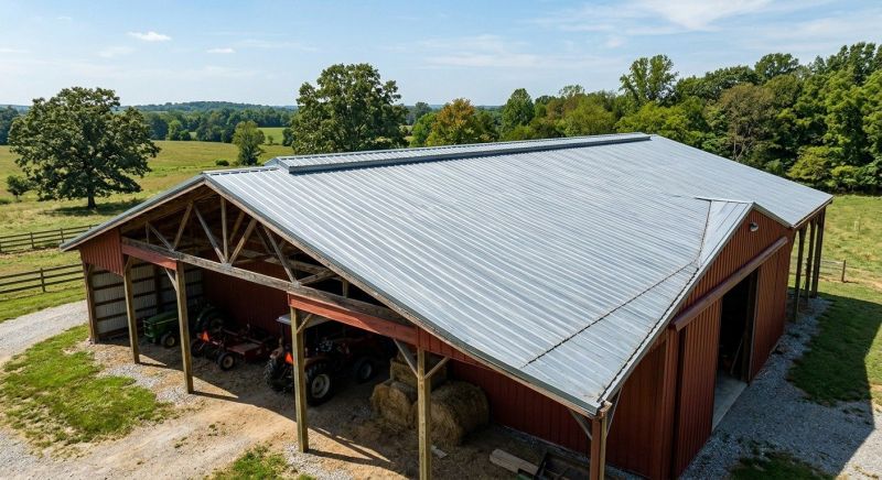 Pole Barn Roof Repair in Derby, CT
