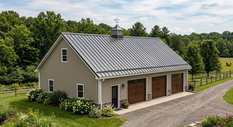 Pole Barn Roof Repair in Port Jefferson, NY