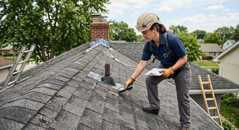 Roof Damage Inspection in Brookfield, CT