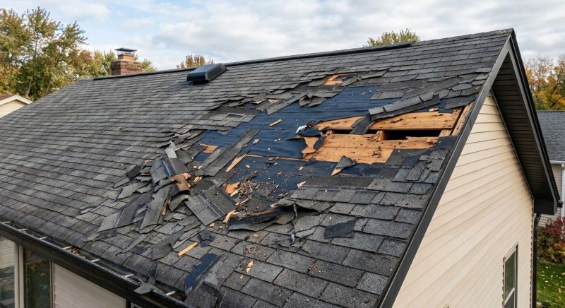Roof Damage Repair in Brookfield, CT