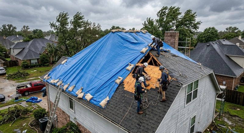 Roof Damage Restoration in Bethany, CT