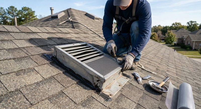 Roof Vent Flashing Repair in Bridgeport, CT