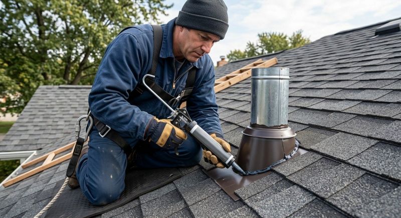 Roof Vent Flashing Repair in Bridgeport, CT