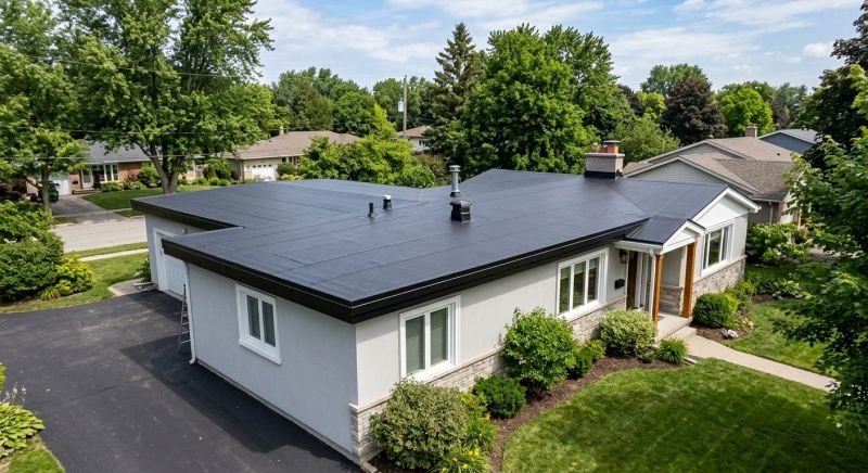 Rubber Roof Installation in Bridgeport, CT